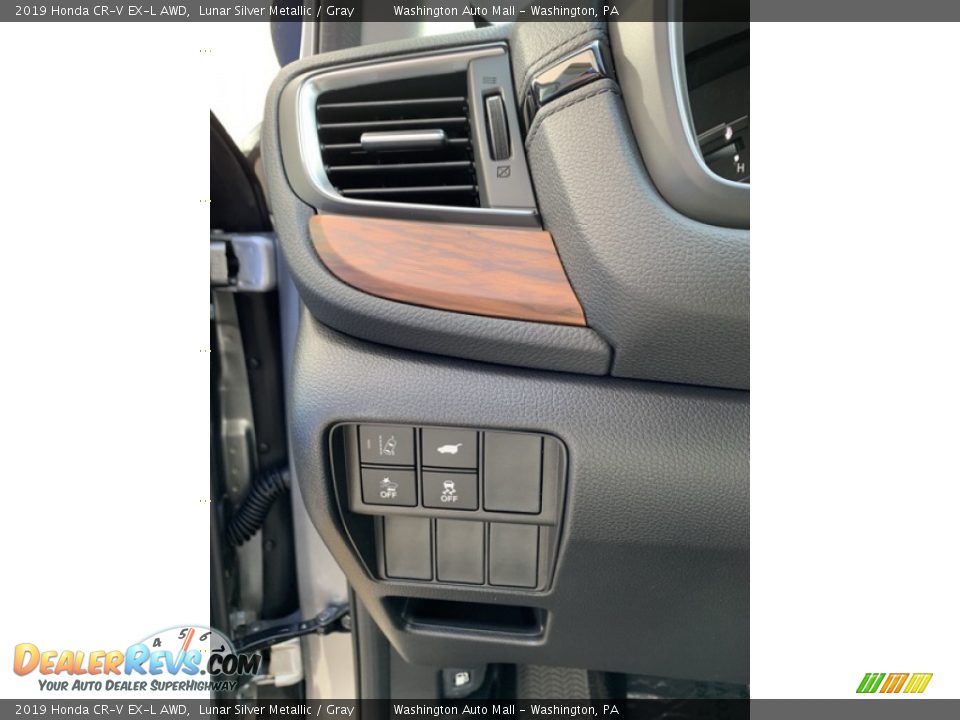 2019 Honda CR-V EX-L AWD Lunar Silver Metallic / Gray Photo #12