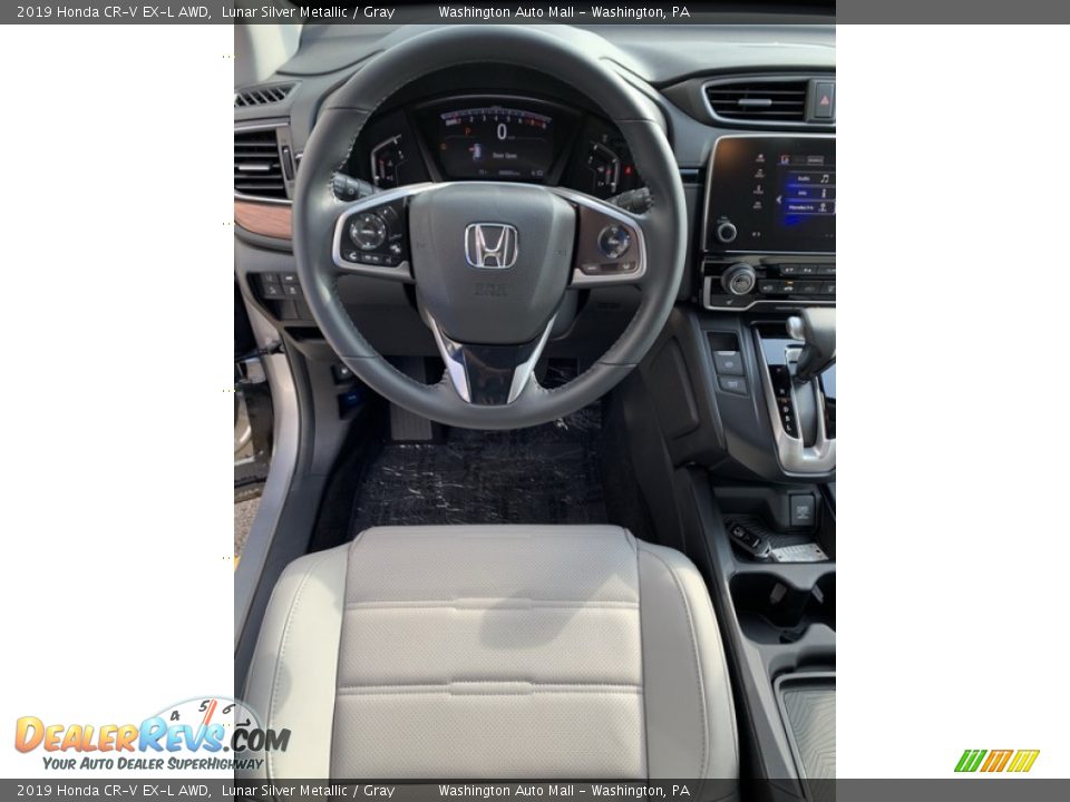 2019 Honda CR-V EX-L AWD Lunar Silver Metallic / Gray Photo #13