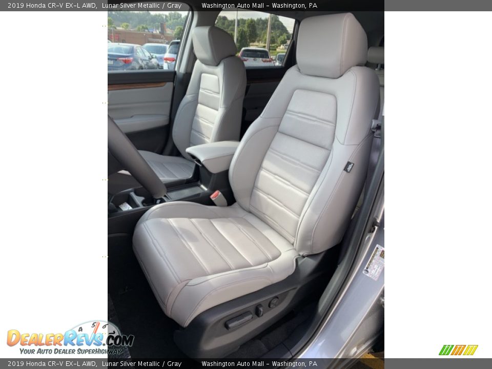 2019 Honda CR-V EX-L AWD Lunar Silver Metallic / Gray Photo #14