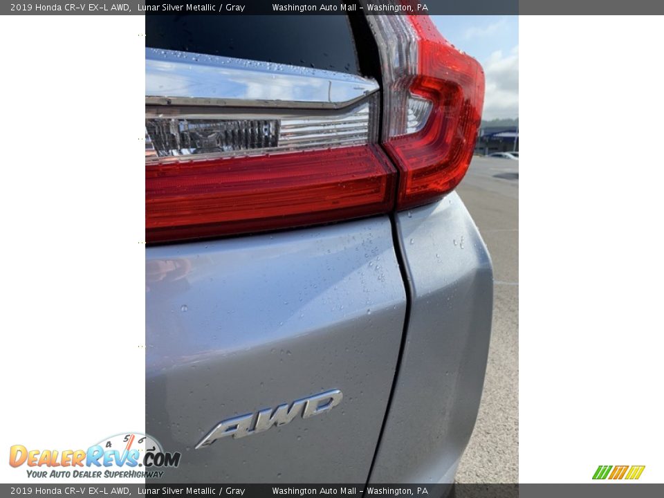 2019 Honda CR-V EX-L AWD Lunar Silver Metallic / Gray Photo #23