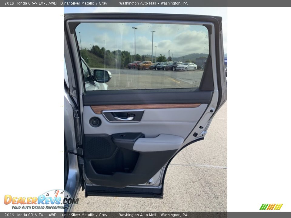 2019 Honda CR-V EX-L AWD Lunar Silver Metallic / Gray Photo #24
