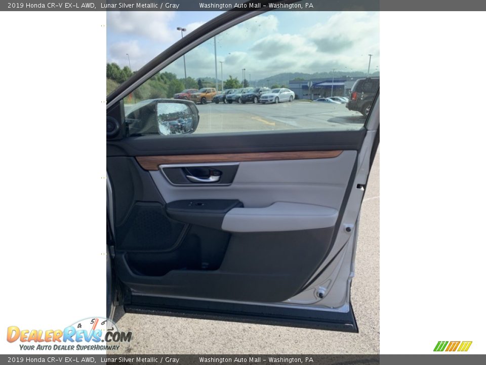 2019 Honda CR-V EX-L AWD Lunar Silver Metallic / Gray Photo #27