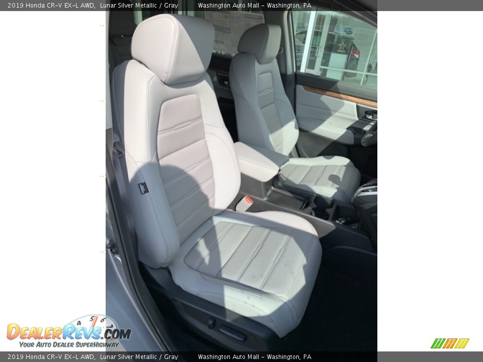 2019 Honda CR-V EX-L AWD Lunar Silver Metallic / Gray Photo #28