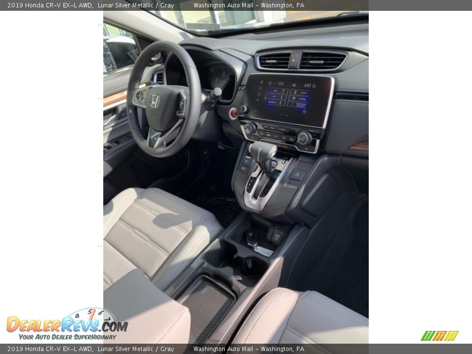 2019 Honda CR-V EX-L AWD Lunar Silver Metallic / Gray Photo #29