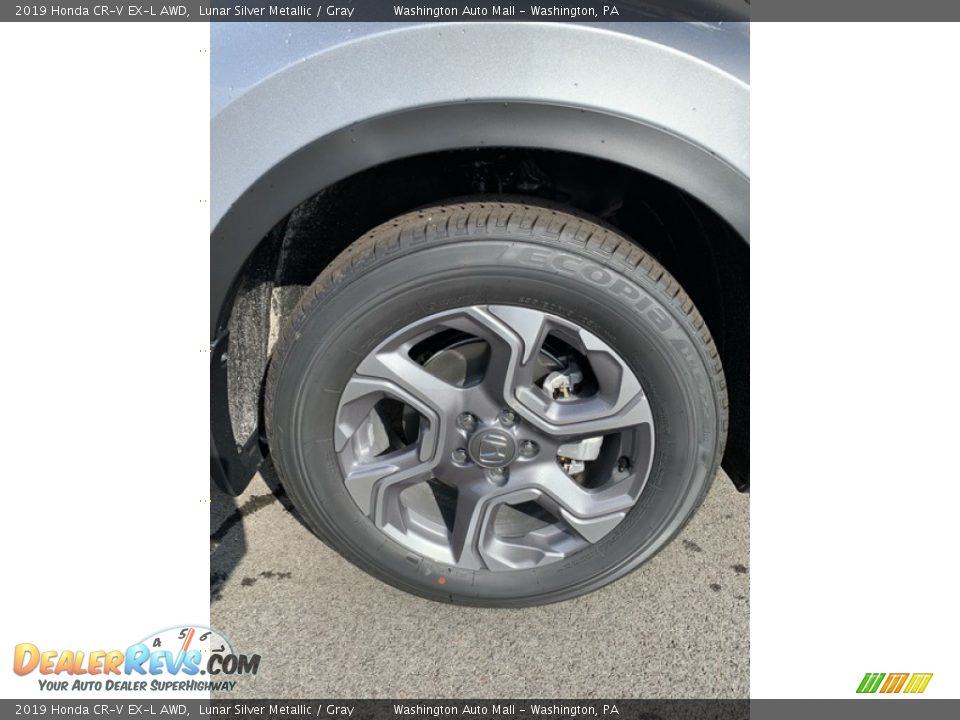 2019 Honda CR-V EX-L AWD Lunar Silver Metallic / Gray Photo #31
