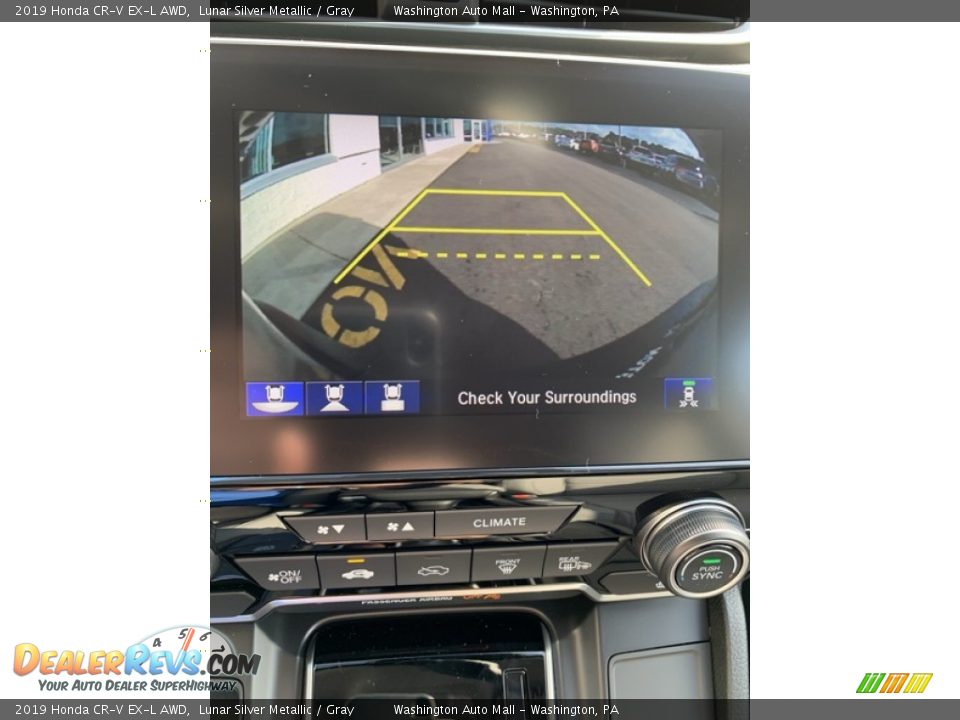 2019 Honda CR-V EX-L AWD Lunar Silver Metallic / Gray Photo #34