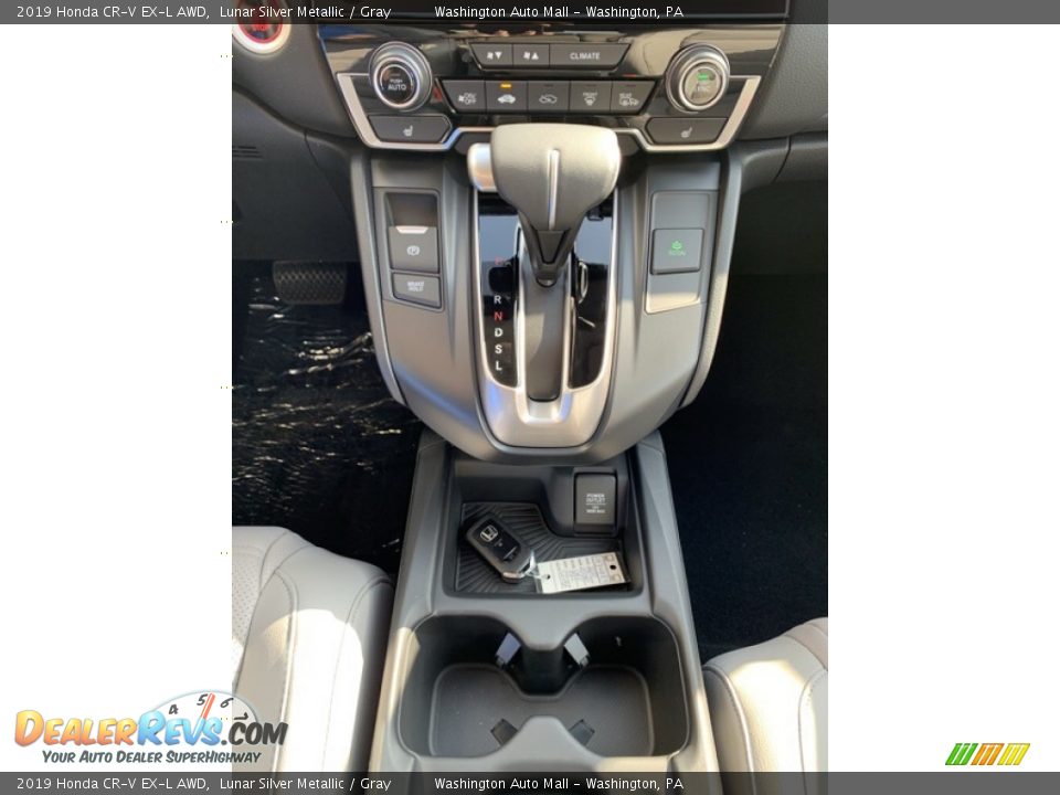 2019 Honda CR-V EX-L AWD Lunar Silver Metallic / Gray Photo #35