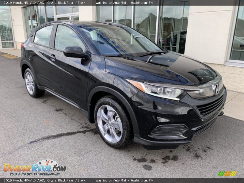 2019 Honda HR-V LX AWD Crystal Black Pearl / Black Photo #2