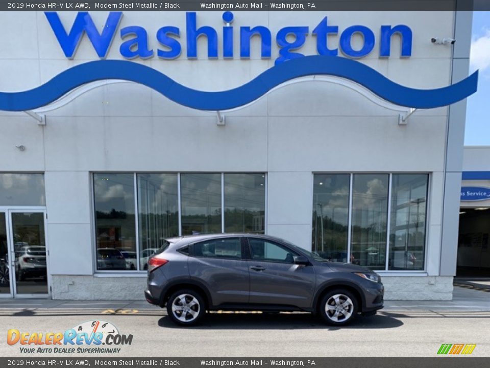 2019 Honda HR-V LX AWD Modern Steel Metallic / Black Photo #1