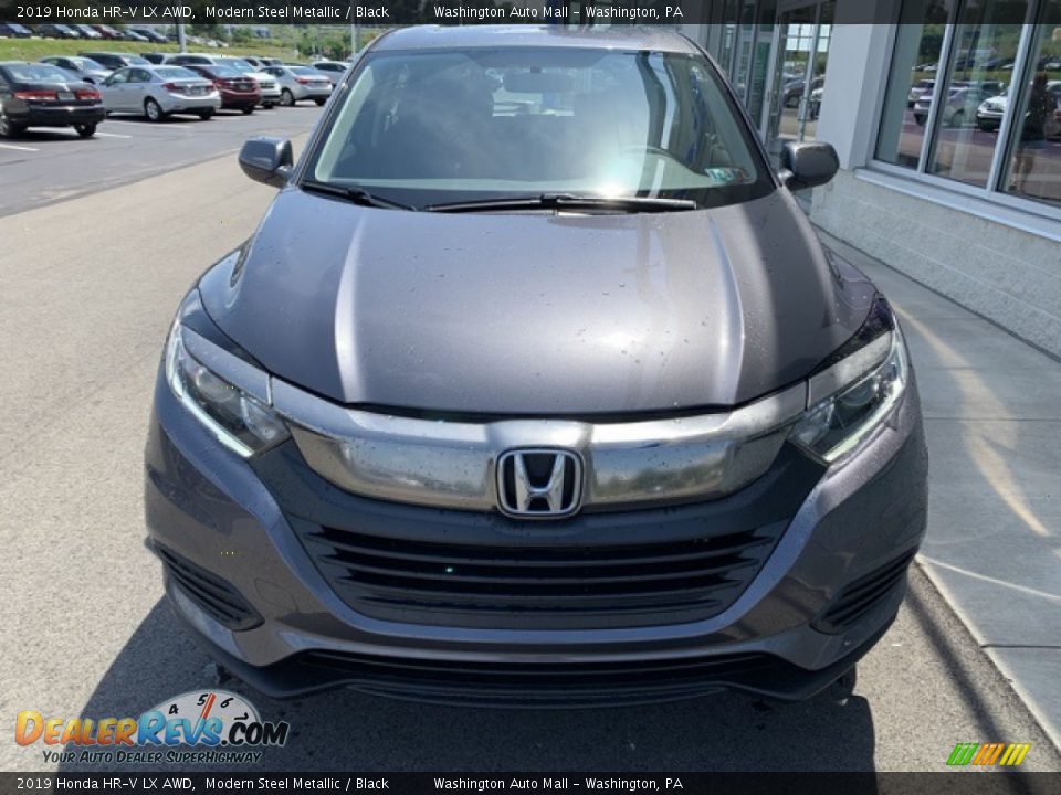 2019 Honda HR-V LX AWD Modern Steel Metallic / Black Photo #3