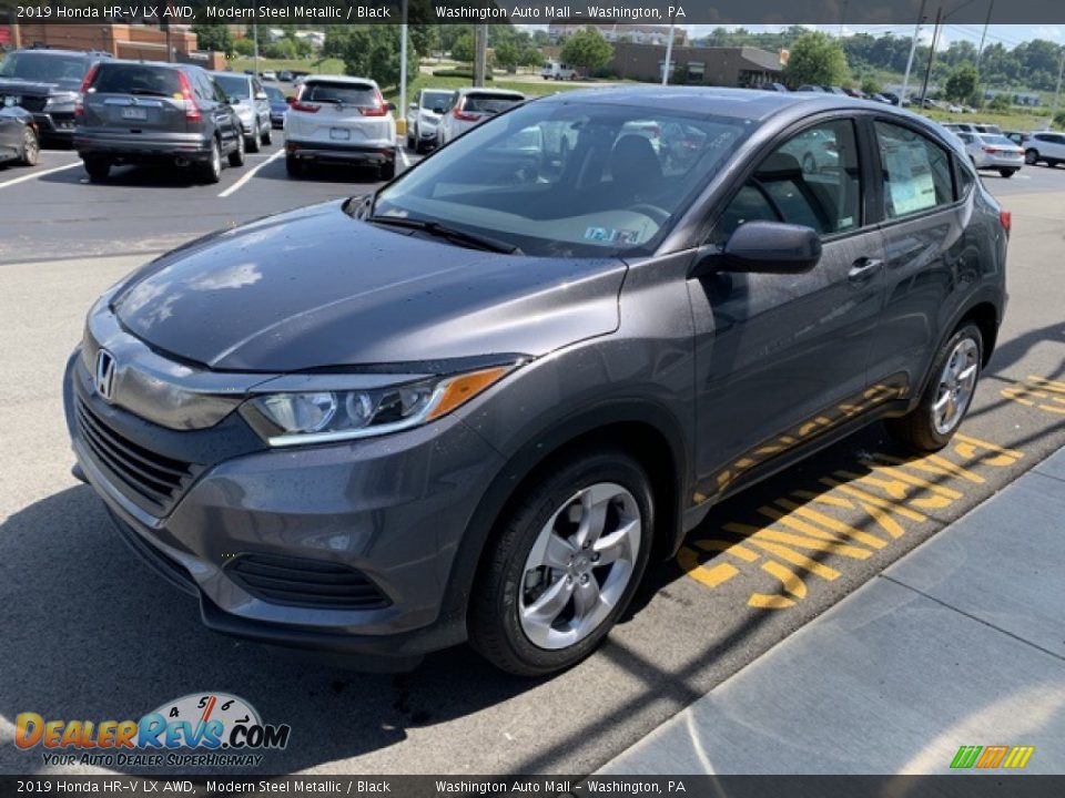 2019 Honda HR-V LX AWD Modern Steel Metallic / Black Photo #4