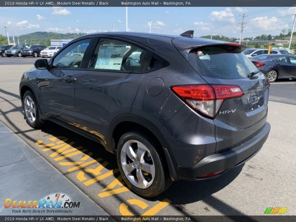 2019 Honda HR-V LX AWD Modern Steel Metallic / Black Photo #5