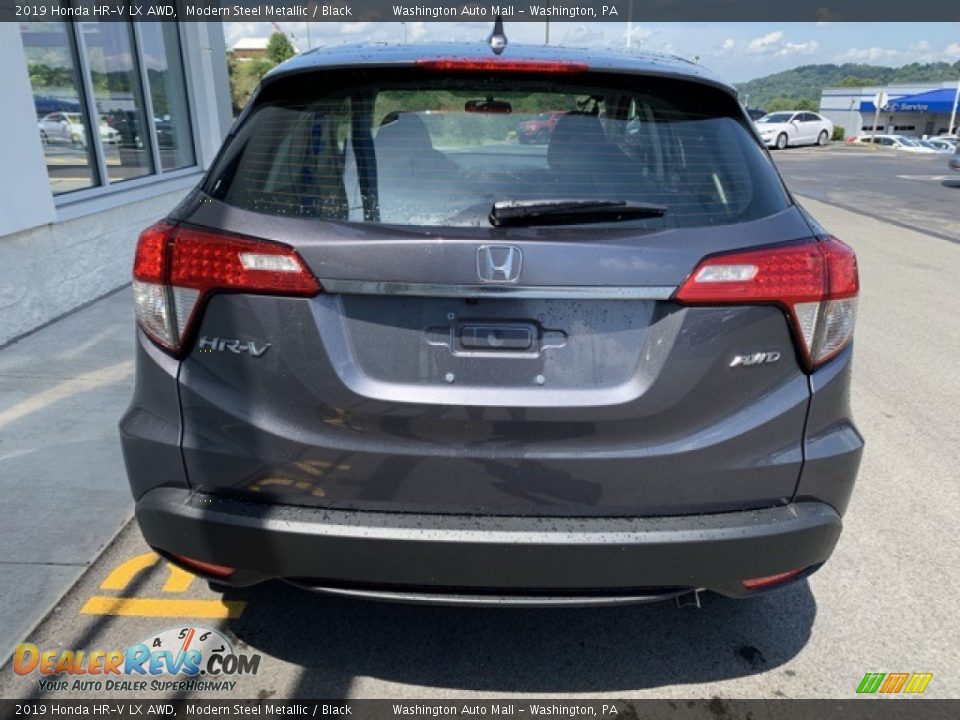 2019 Honda HR-V LX AWD Modern Steel Metallic / Black Photo #6