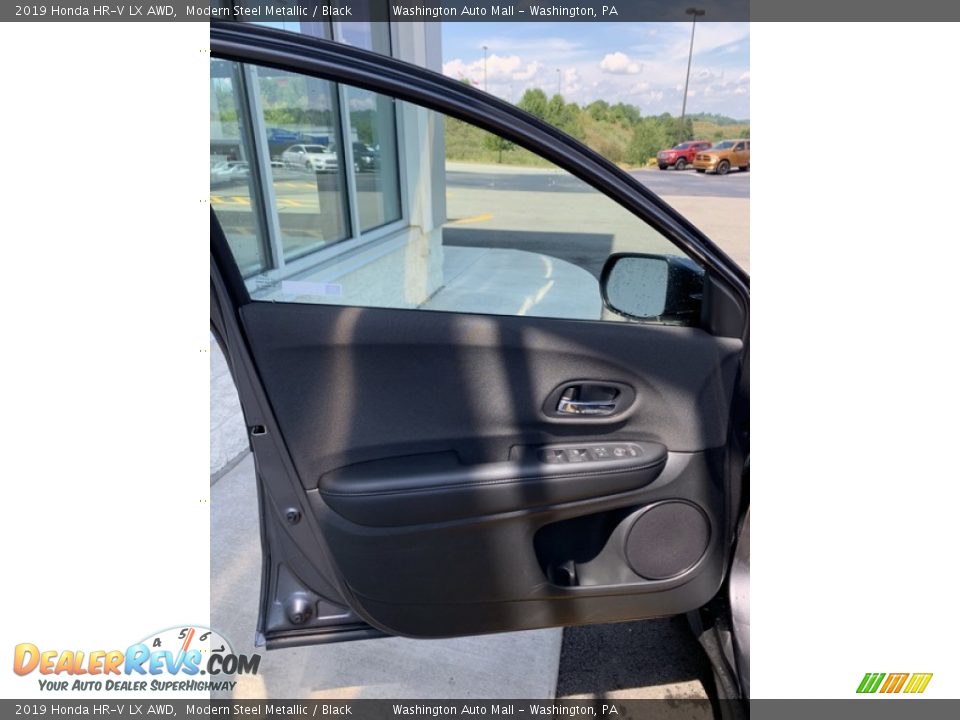 2019 Honda HR-V LX AWD Modern Steel Metallic / Black Photo #10
