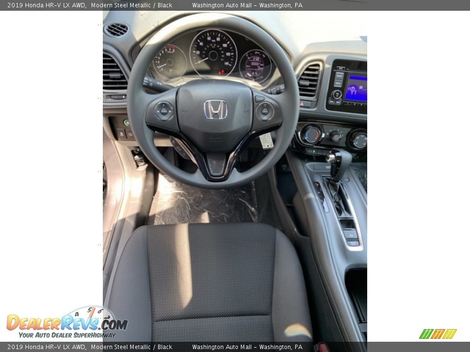 2019 Honda HR-V LX AWD Modern Steel Metallic / Black Photo #13