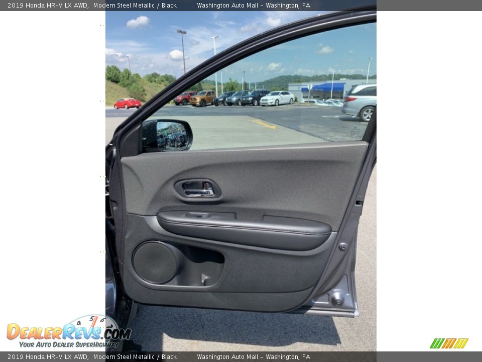 2019 Honda HR-V LX AWD Modern Steel Metallic / Black Photo #26