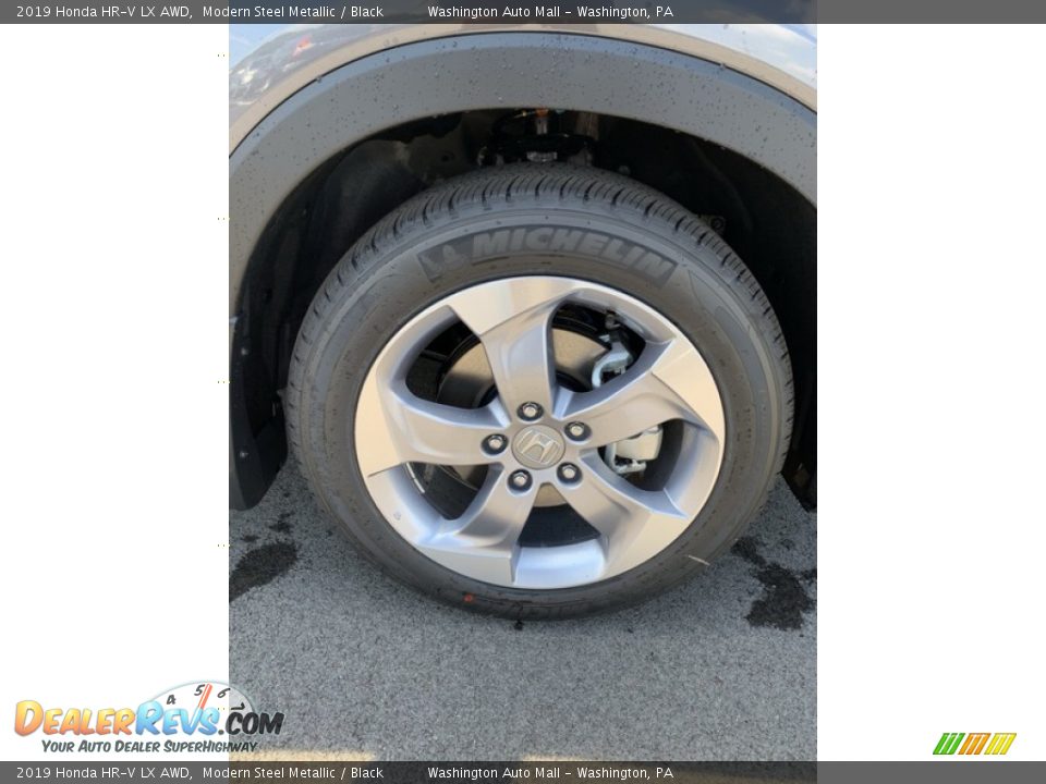 2019 Honda HR-V LX AWD Modern Steel Metallic / Black Photo #29
