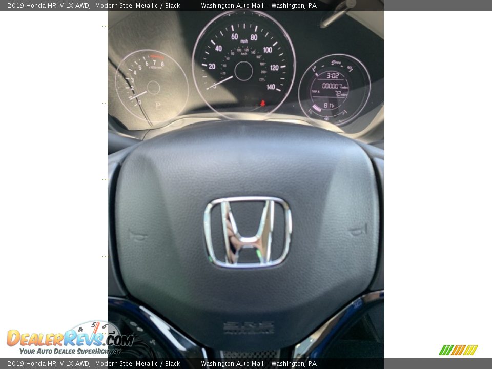 2019 Honda HR-V LX AWD Modern Steel Metallic / Black Photo #30