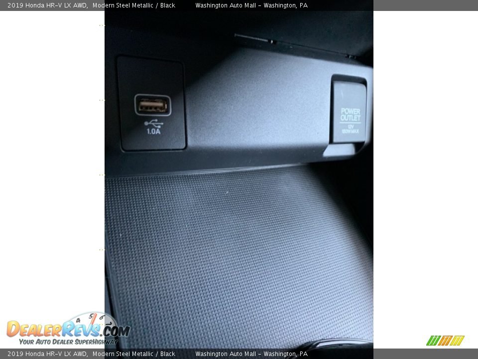 2019 Honda HR-V LX AWD Modern Steel Metallic / Black Photo #35