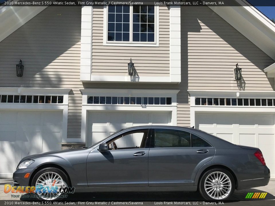 2010 Mercedes-Benz S 550 4Matic Sedan Flint Grey Metallic / Cashmere/Savanna Photo #1