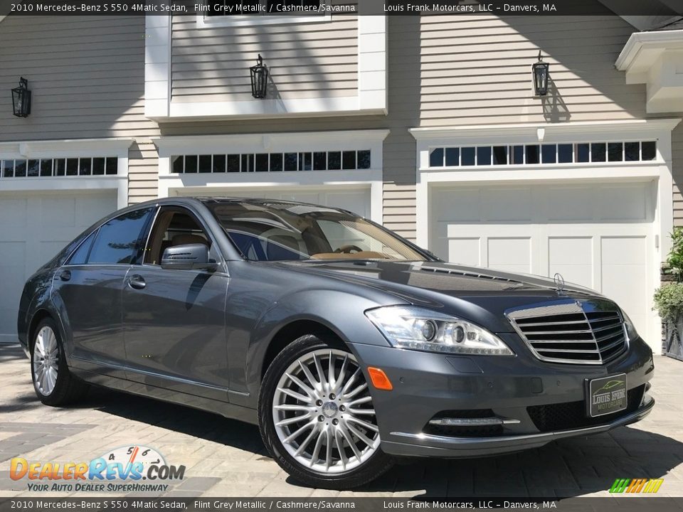 2010 Mercedes-Benz S 550 4Matic Sedan Flint Grey Metallic / Cashmere/Savanna Photo #2