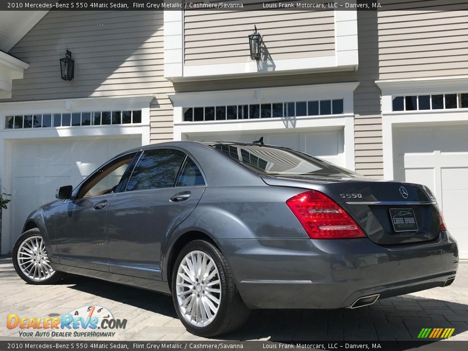 2010 Mercedes-Benz S 550 4Matic Sedan Flint Grey Metallic / Cashmere/Savanna Photo #3