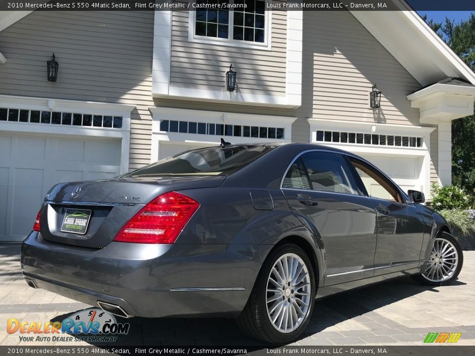 2010 Mercedes-Benz S 550 4Matic Sedan Flint Grey Metallic / Cashmere/Savanna Photo #5