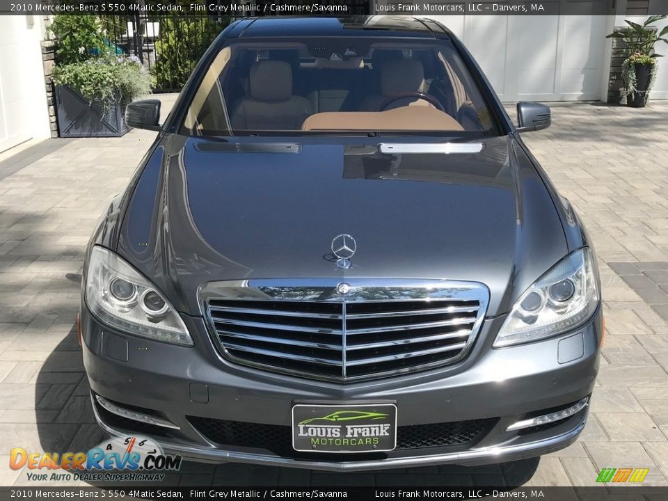 2010 Mercedes-Benz S 550 4Matic Sedan Flint Grey Metallic / Cashmere/Savanna Photo #6