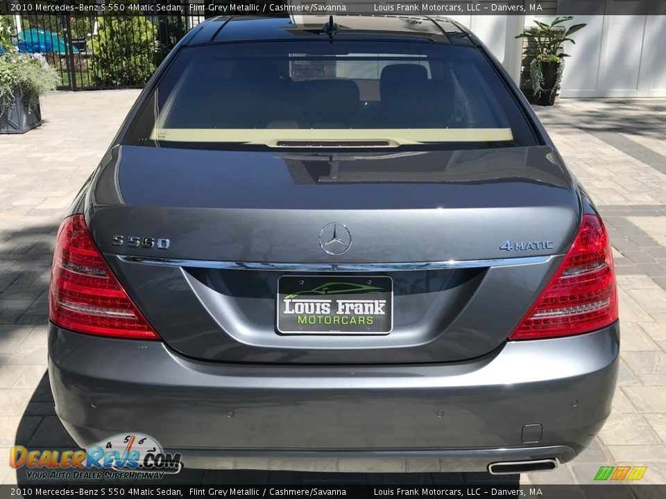 2010 Mercedes-Benz S 550 4Matic Sedan Flint Grey Metallic / Cashmere/Savanna Photo #7