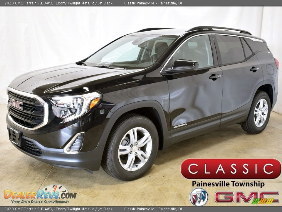2020 GMC Terrain SLE AWD Ebony Twilight Metallic / Jet Black Photo #1