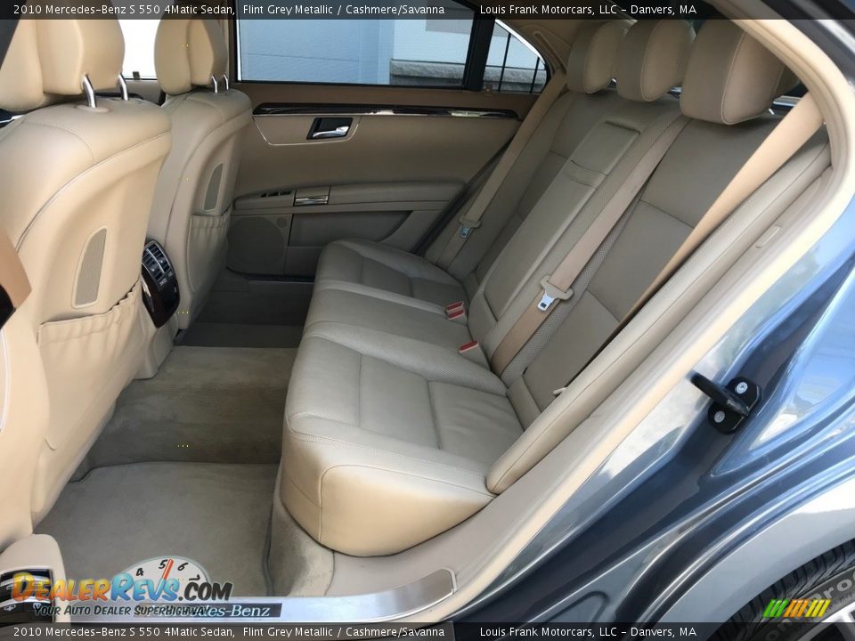 2010 Mercedes-Benz S 550 4Matic Sedan Flint Grey Metallic / Cashmere/Savanna Photo #13