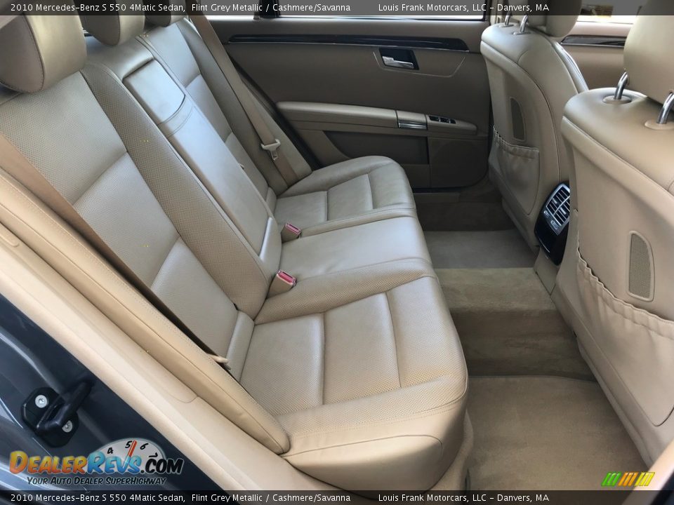 2010 Mercedes-Benz S 550 4Matic Sedan Flint Grey Metallic / Cashmere/Savanna Photo #14