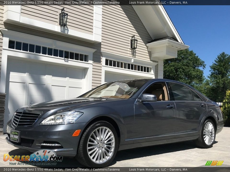 2010 Mercedes-Benz S 550 4Matic Sedan Flint Grey Metallic / Cashmere/Savanna Photo #15