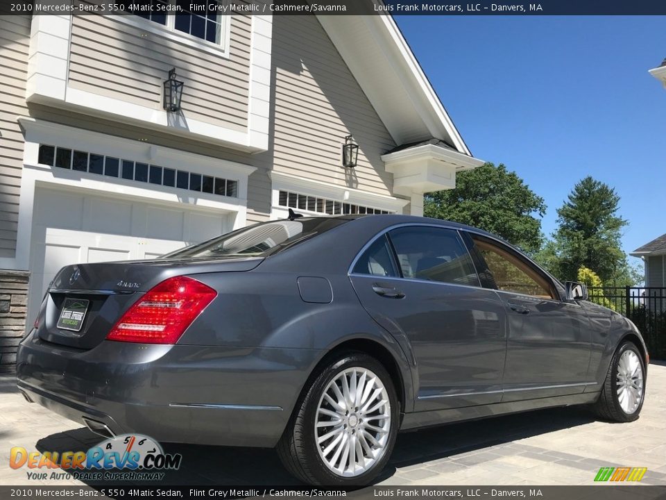 2010 Mercedes-Benz S 550 4Matic Sedan Flint Grey Metallic / Cashmere/Savanna Photo #18