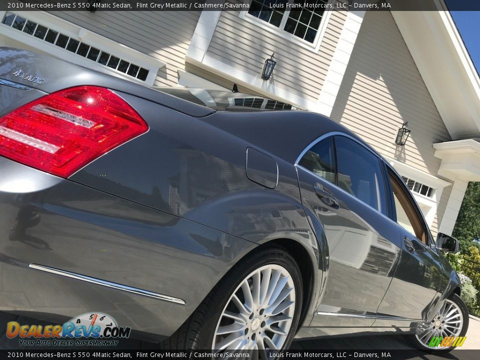 2010 Mercedes-Benz S 550 4Matic Sedan Flint Grey Metallic / Cashmere/Savanna Photo #20