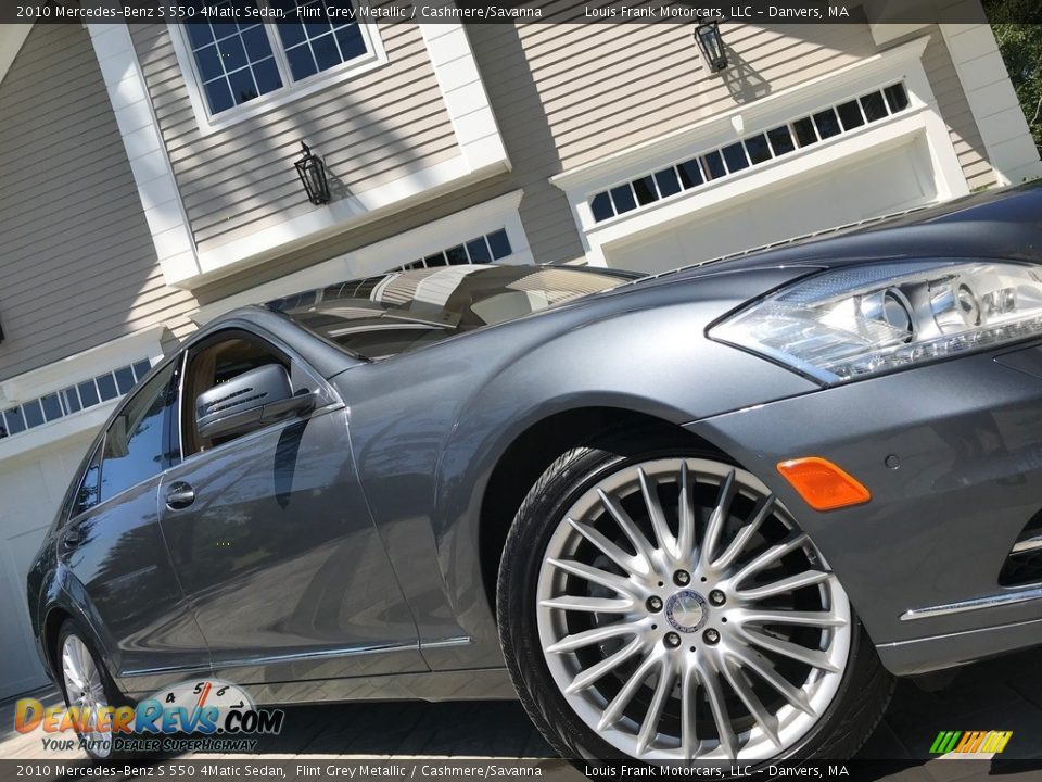 2010 Mercedes-Benz S 550 4Matic Sedan Flint Grey Metallic / Cashmere/Savanna Photo #21