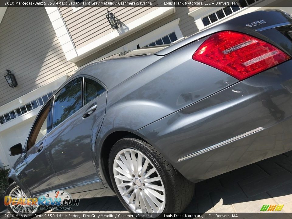 2010 Mercedes-Benz S 550 4Matic Sedan Flint Grey Metallic / Cashmere/Savanna Photo #22