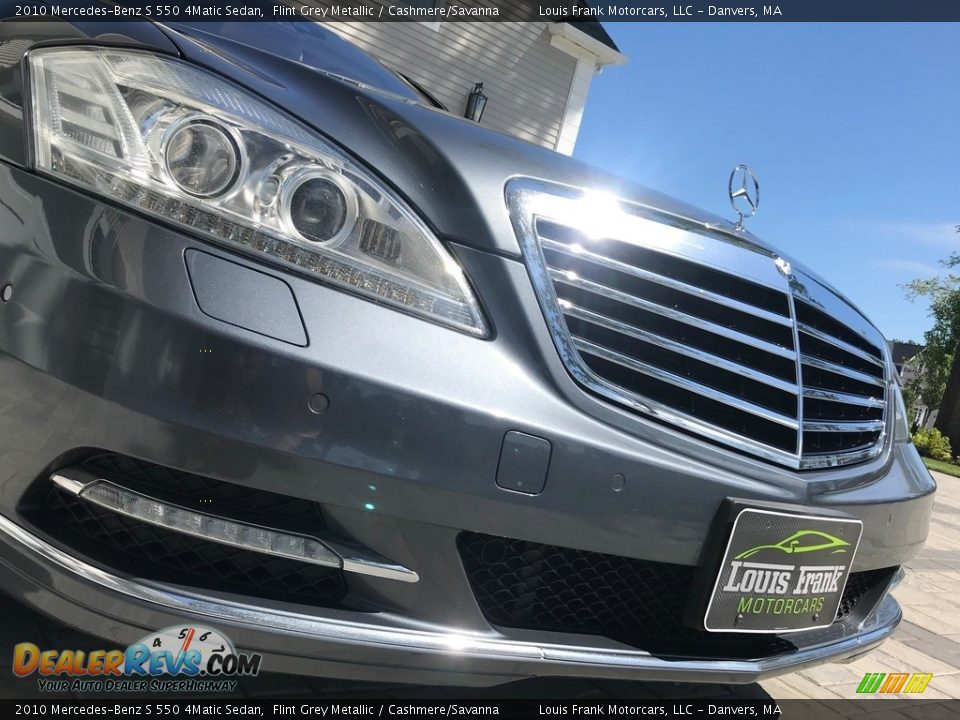 2010 Mercedes-Benz S 550 4Matic Sedan Flint Grey Metallic / Cashmere/Savanna Photo #25