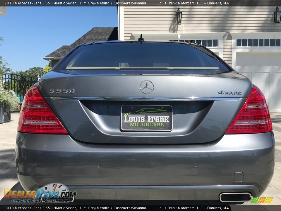 2010 Mercedes-Benz S 550 4Matic Sedan Flint Grey Metallic / Cashmere/Savanna Photo #26