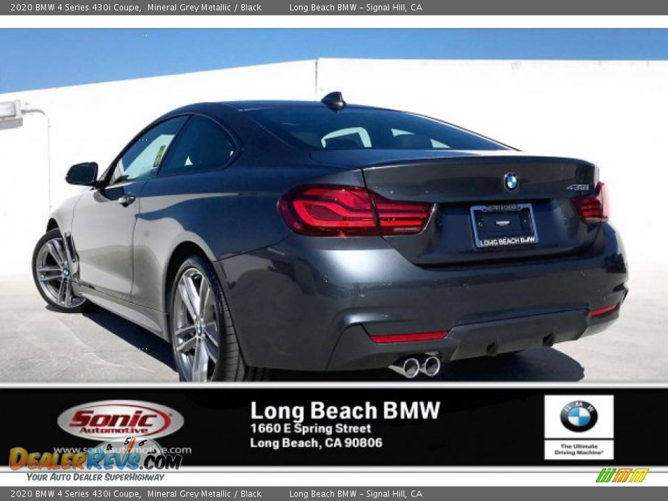 2020 BMW 4 Series 430i Coupe Mineral Grey Metallic / Black Photo #2