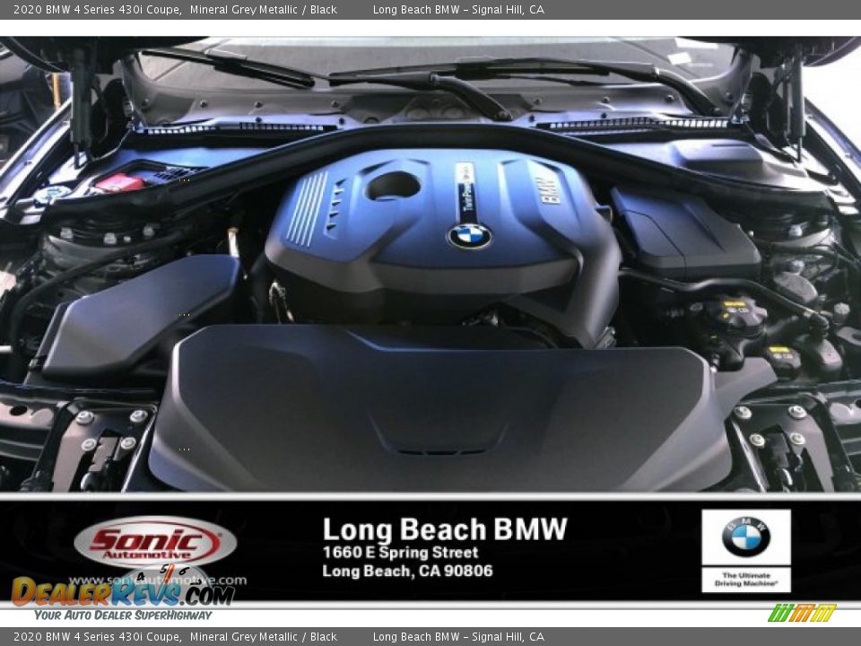 2020 BMW 4 Series 430i Coupe Mineral Grey Metallic / Black Photo #8