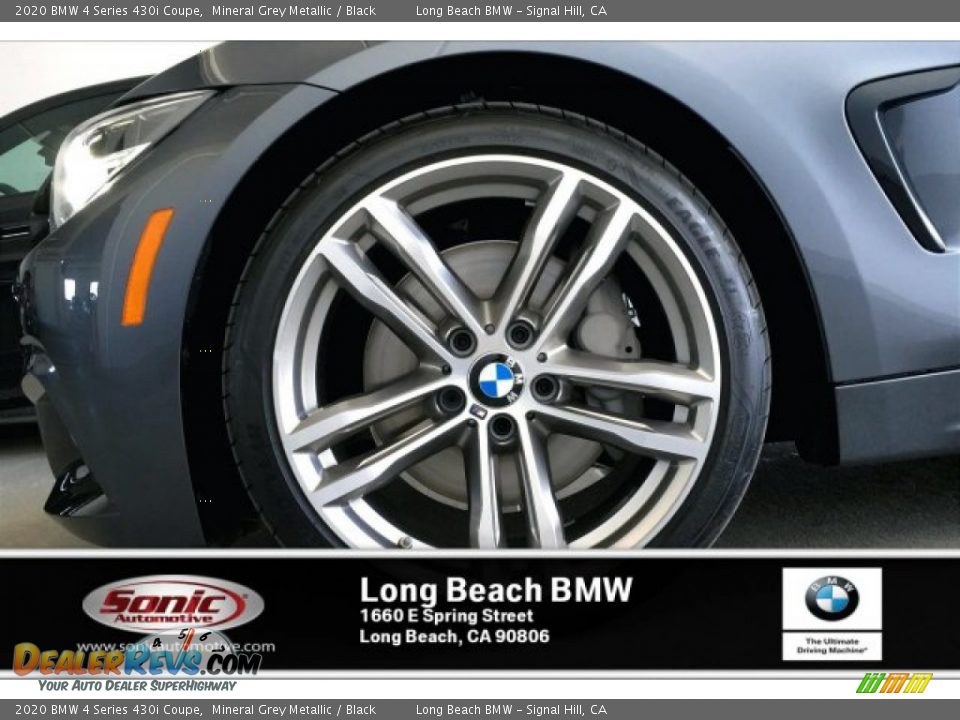 2020 BMW 4 Series 430i Coupe Mineral Grey Metallic / Black Photo #9