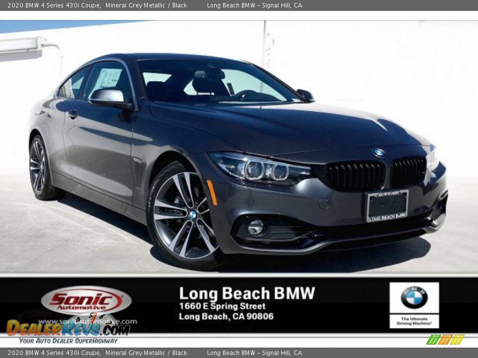 2020 BMW 4 Series 430i Coupe Mineral Grey Metallic / Black Photo #1