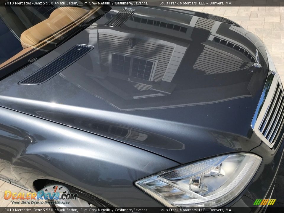 2010 Mercedes-Benz S 550 4Matic Sedan Flint Grey Metallic / Cashmere/Savanna Photo #36