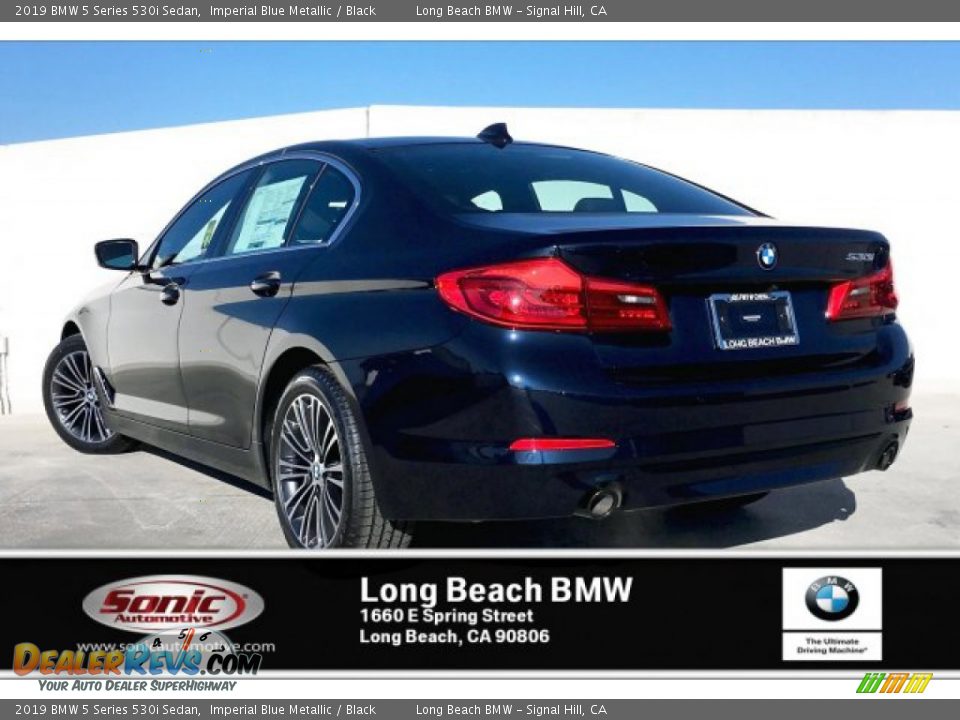 2019 BMW 5 Series 530i Sedan Imperial Blue Metallic / Black Photo #2