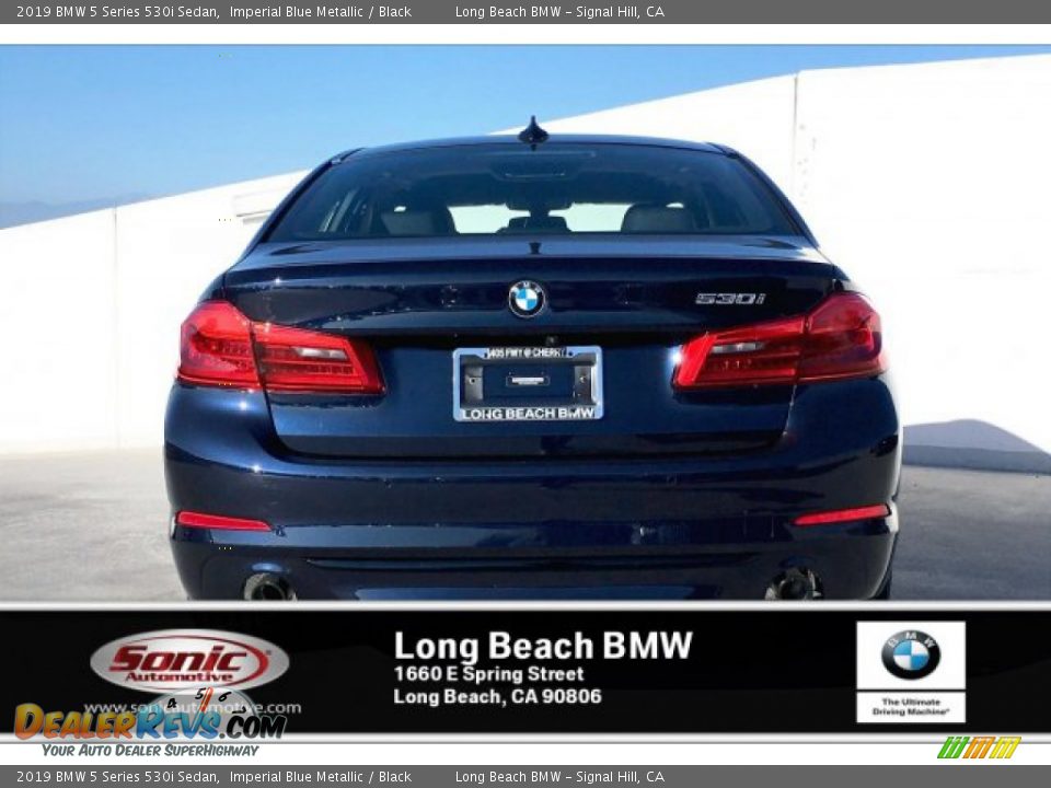 2019 BMW 5 Series 530i Sedan Imperial Blue Metallic / Black Photo #3