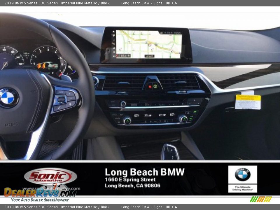 2019 BMW 5 Series 530i Sedan Imperial Blue Metallic / Black Photo #5