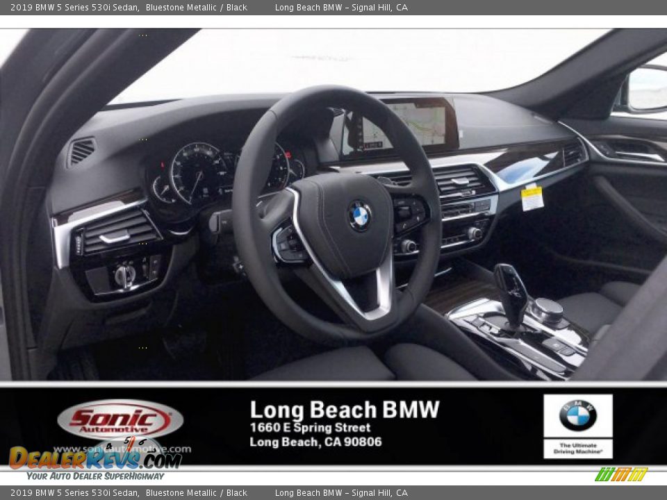 2019 BMW 5 Series 530i Sedan Bluestone Metallic / Black Photo #6