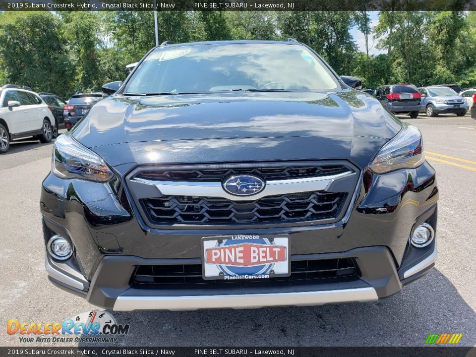 2019 Subaru Crosstrek Hybrid Crystal Black Silica / Navy Photo #2