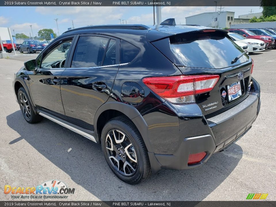 2019 Subaru Crosstrek Hybrid Crystal Black Silica / Navy Photo #4